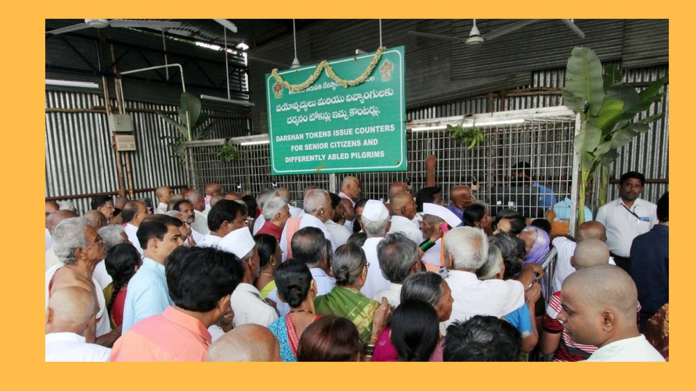 Darshan For Physically Handicapped